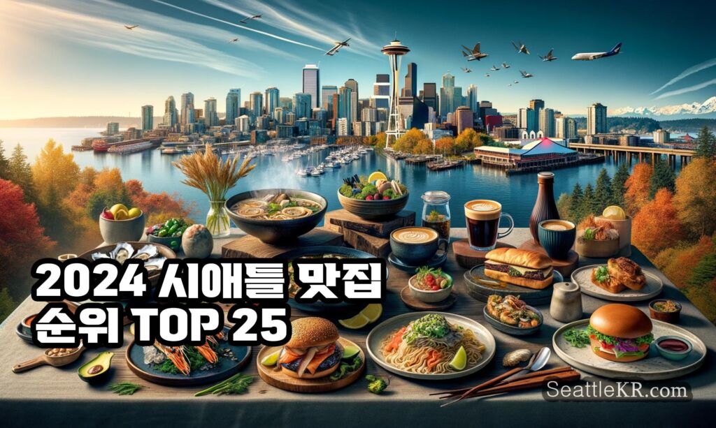 2024년 미국 와싱턴주 시애틀 맛집 순위