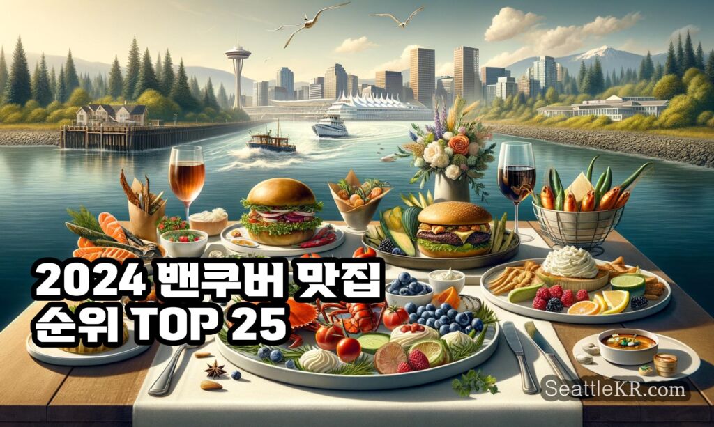 2024년 미국 와싱턴주 밴쿠버 맛집 순위