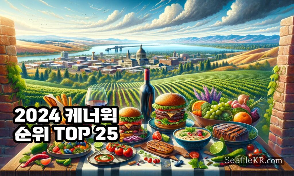 2024년 미국 와싱턴주 케너윅 맛집 순위