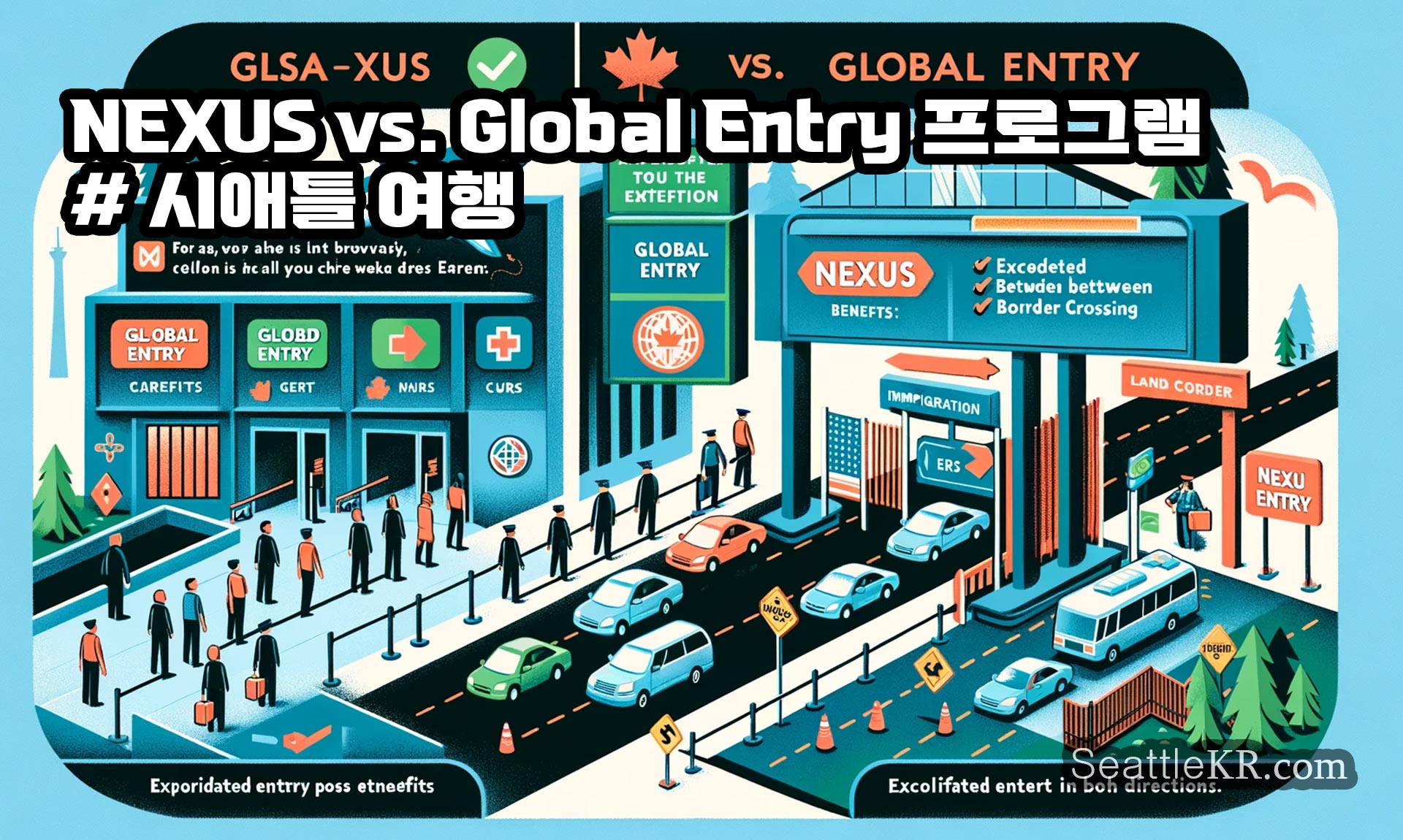 글로벌 엔트리와 넥서스 NEXUS 국경 패스