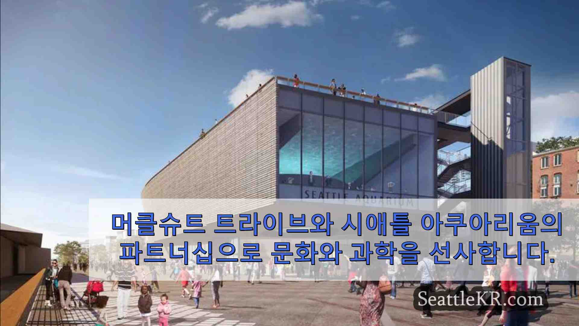 머클슈트 트라이브와 시애틀 아쿠아리움의 파트너십으로 문화와 과학을 결합한 시애틀 아쿠아리움