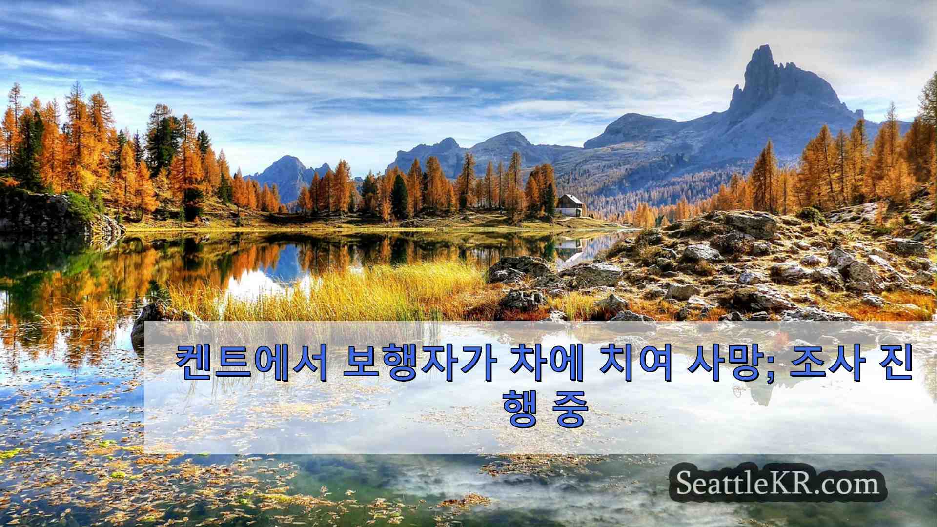 시애틀 뉴스 SeattleKR