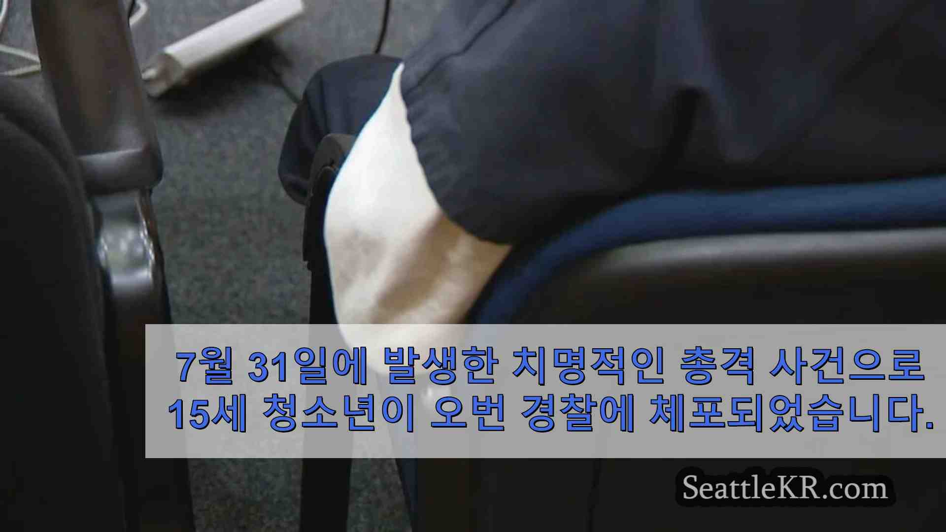 오번 경찰 퍼시픽 애비뉴에서 치명적인 총격 사건으로 15 세 소년 체포