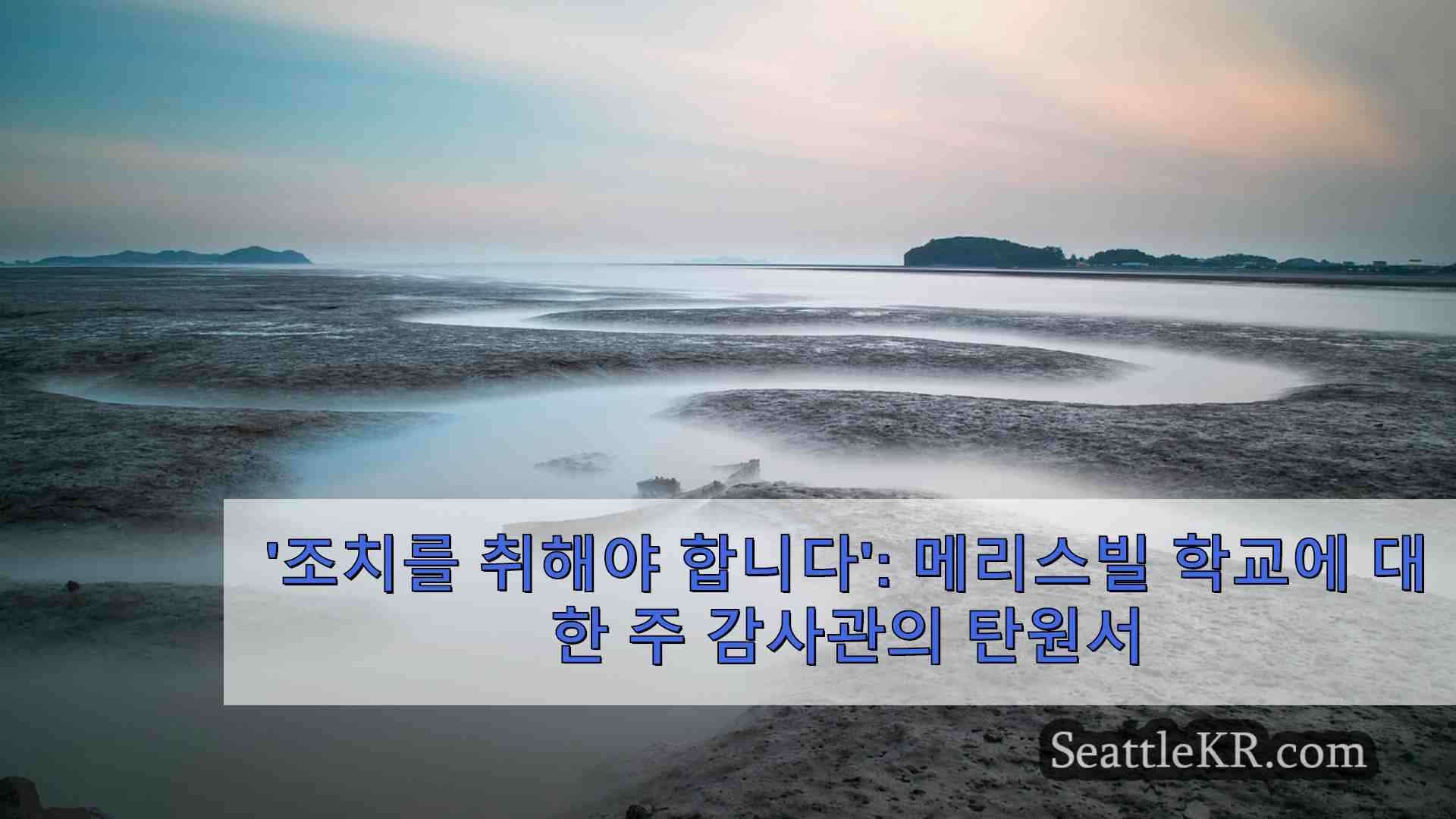 조치를 취해야 합니다 주 감사관 메리스빌 교육구에 탄원서 제출