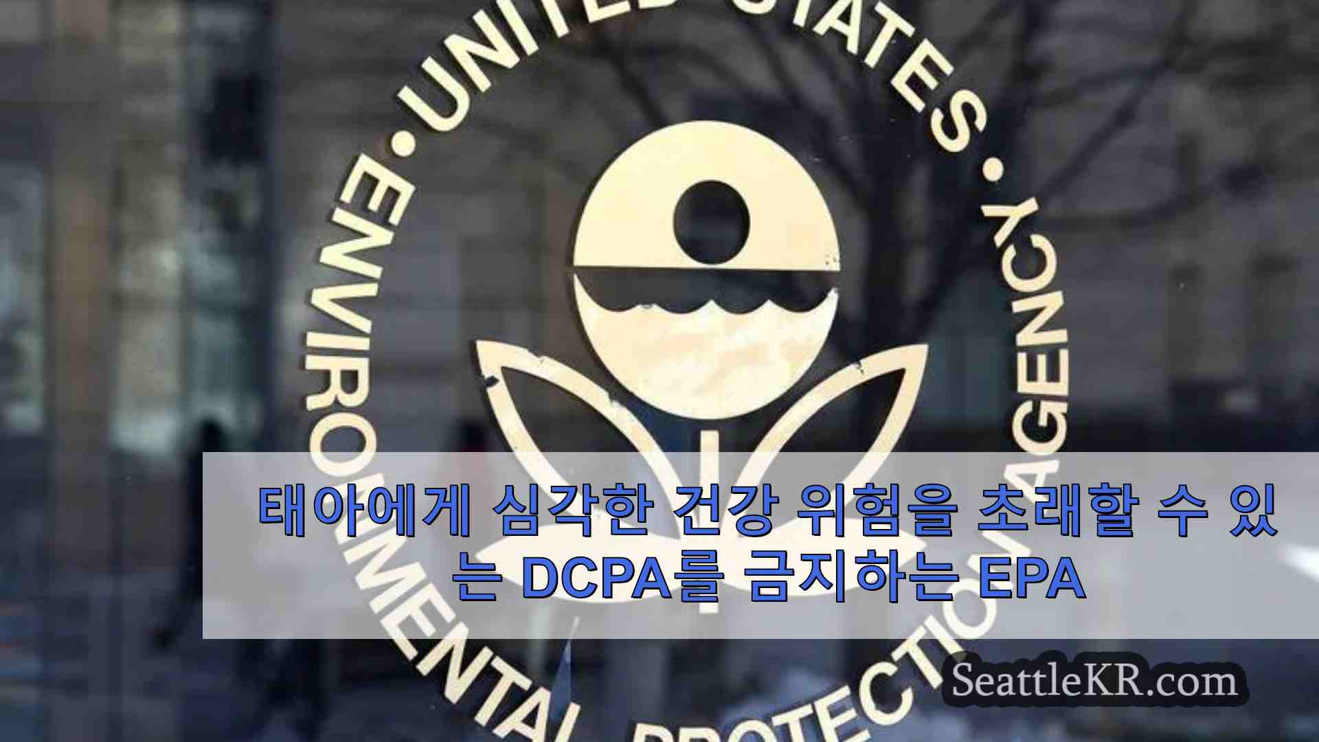 태아에게 심각한 건강 위험을 초래할 수 있는 DCPA를 금지하는 EPA