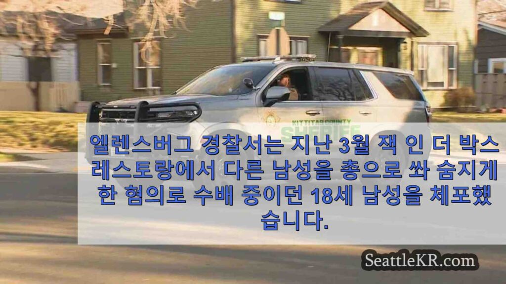 엘렌스버그 경찰, 잭 인 더 박스 총격 사건 관련 18세 소년 체포