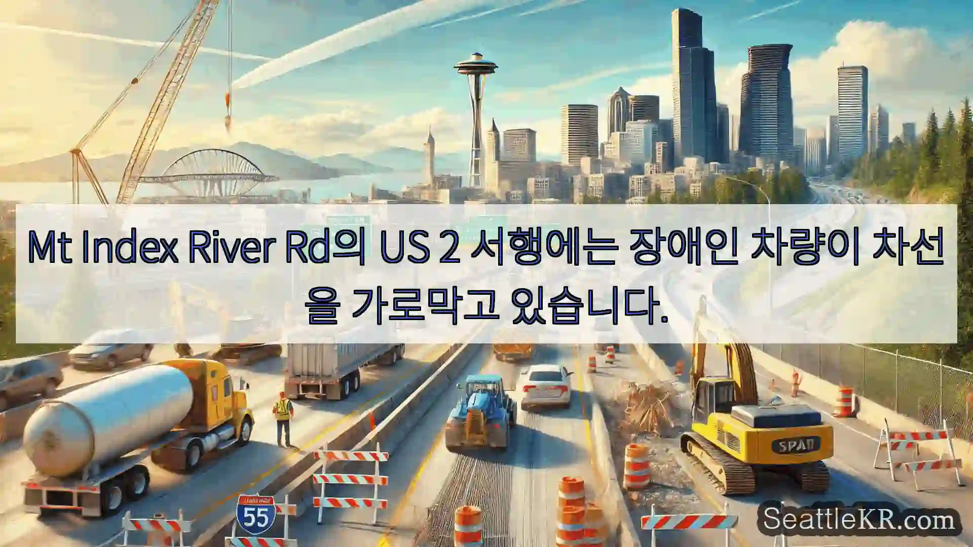 시애틀 교통뉴스 Mt Index River Rd의 US 2 서행에는 장애인