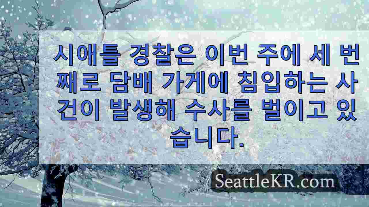 시애틀 뉴스 SeattleKR