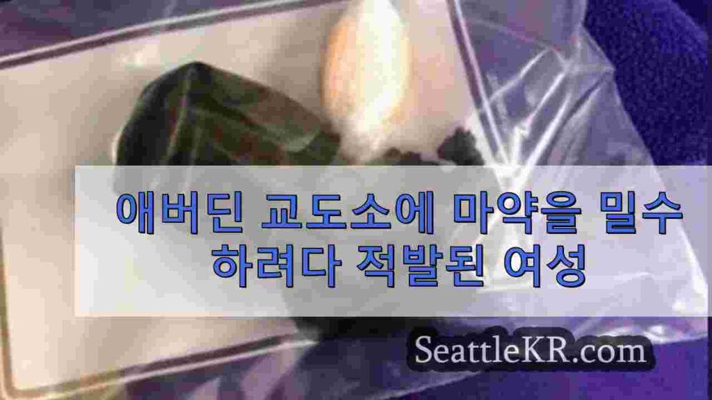 애버딘 교도소에 마약을 밀수하려다 적발된 여성