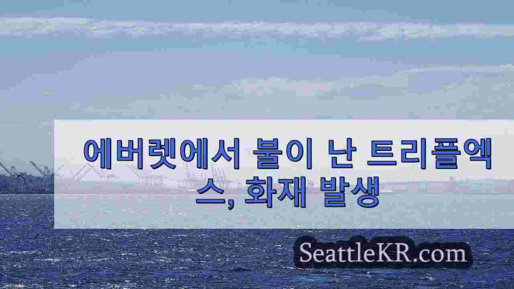 에버렛에서 불이 난 트리플엑스, 화재 발생