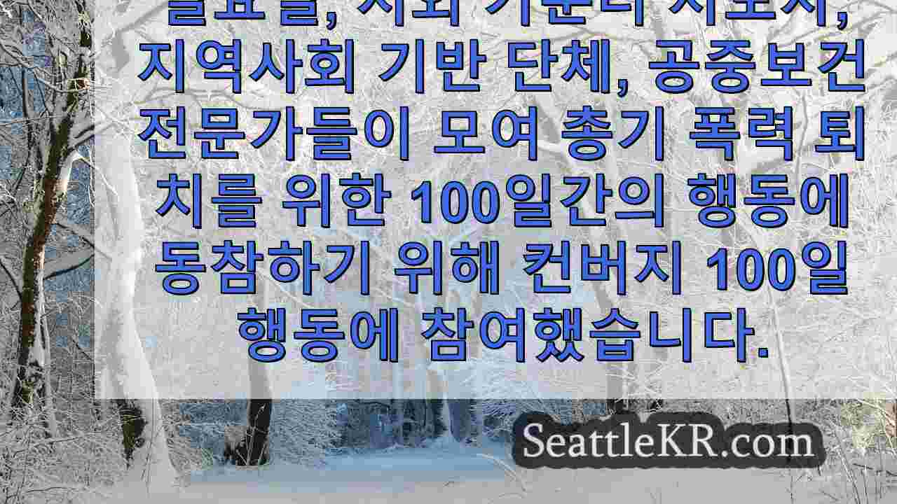 시애틀 뉴스 SeattleKR