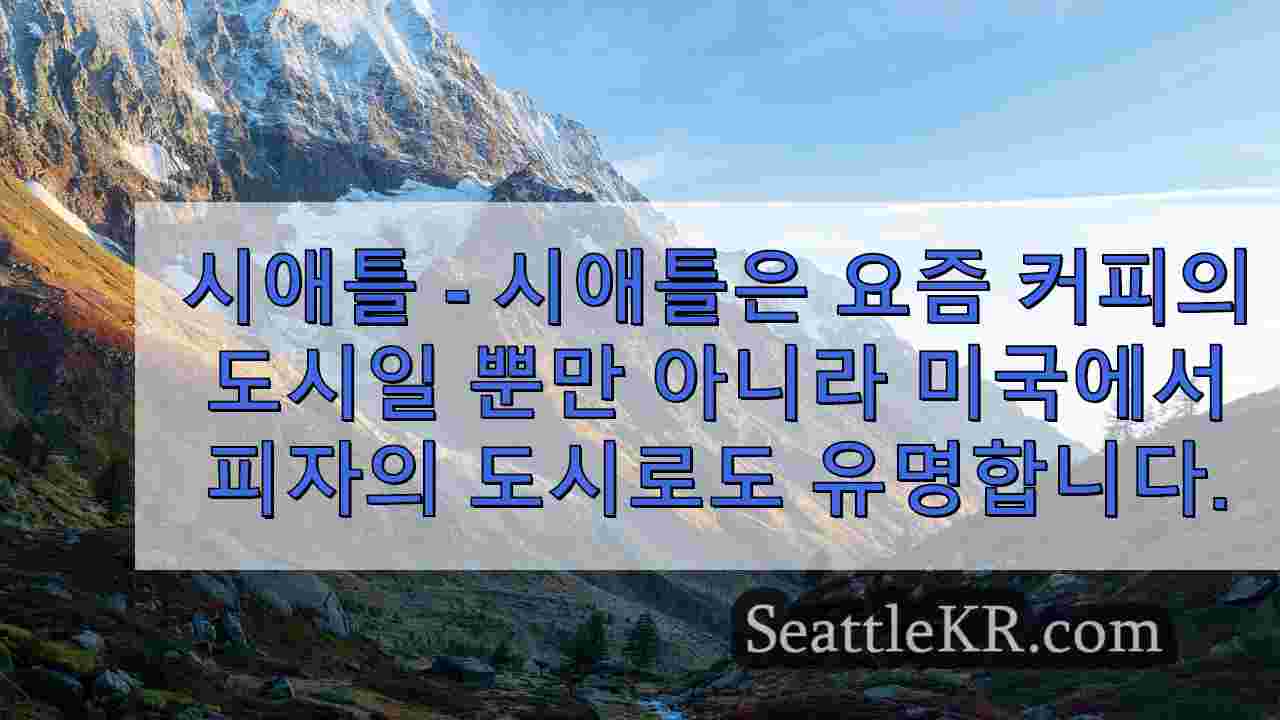 시애틀 뉴스 SeattleKR