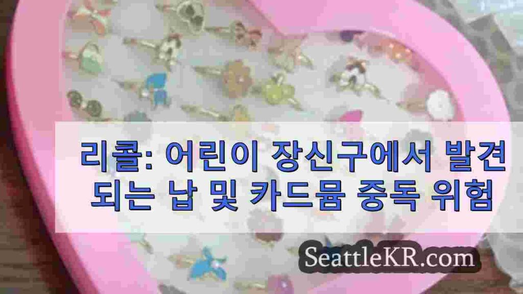 리콜: 어린이 장신구 세트에서 납 및 카드뮴 중독 위험 발견
