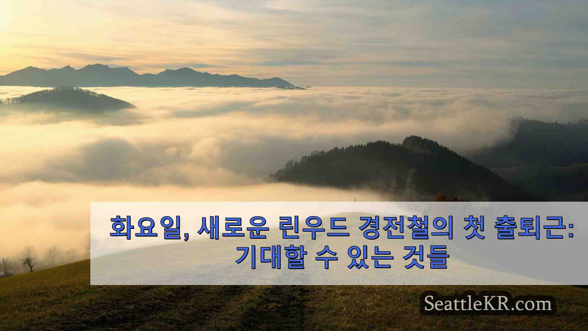 시애틀 뉴스 SeattleKR