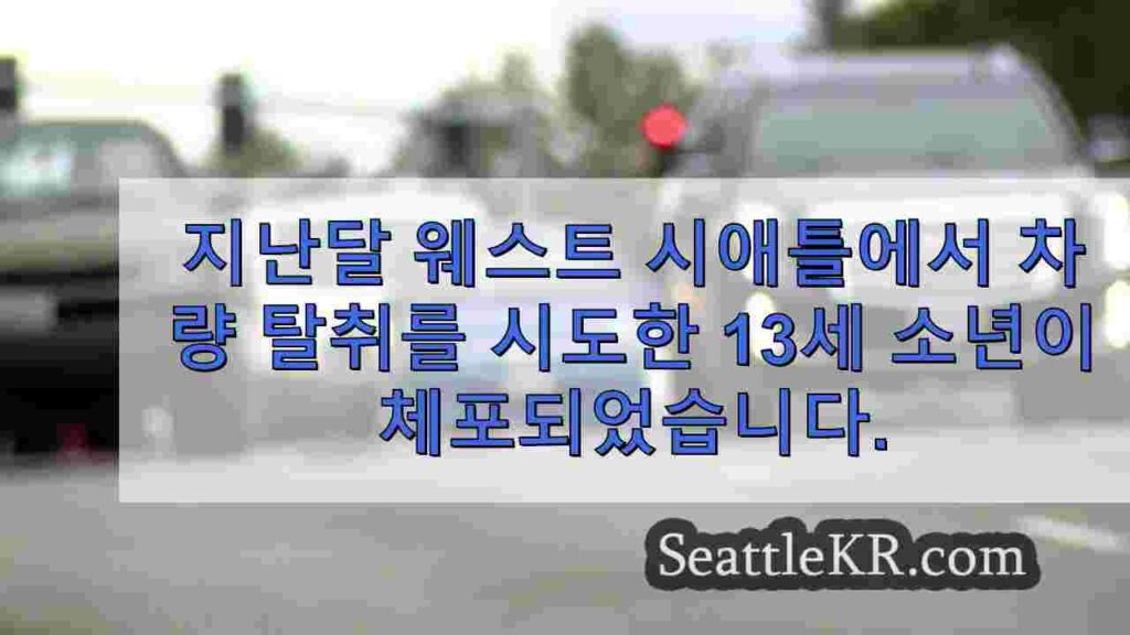 워싱턴 주 순찰대는 최근 I-5에서 발생한 '범프' 차량 탈취에 대해