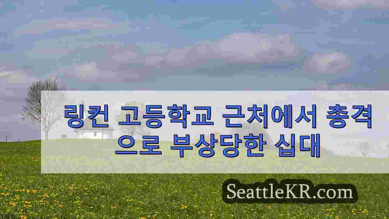 링컨 고등학교 근처에서 총격으로 부상당한 십대