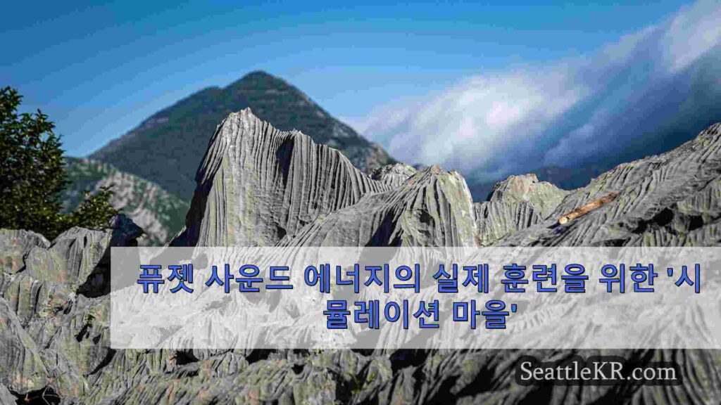 퓨젯 사운드 에너지 근로자를 위한 실제 교육을 제공하는 '시뮬레이션