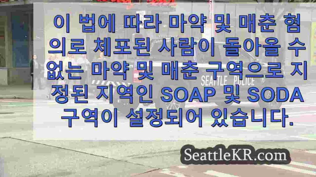 시애틀의 새로운 SODA 및 SOAP 조례는 어떻게 시행되나요?