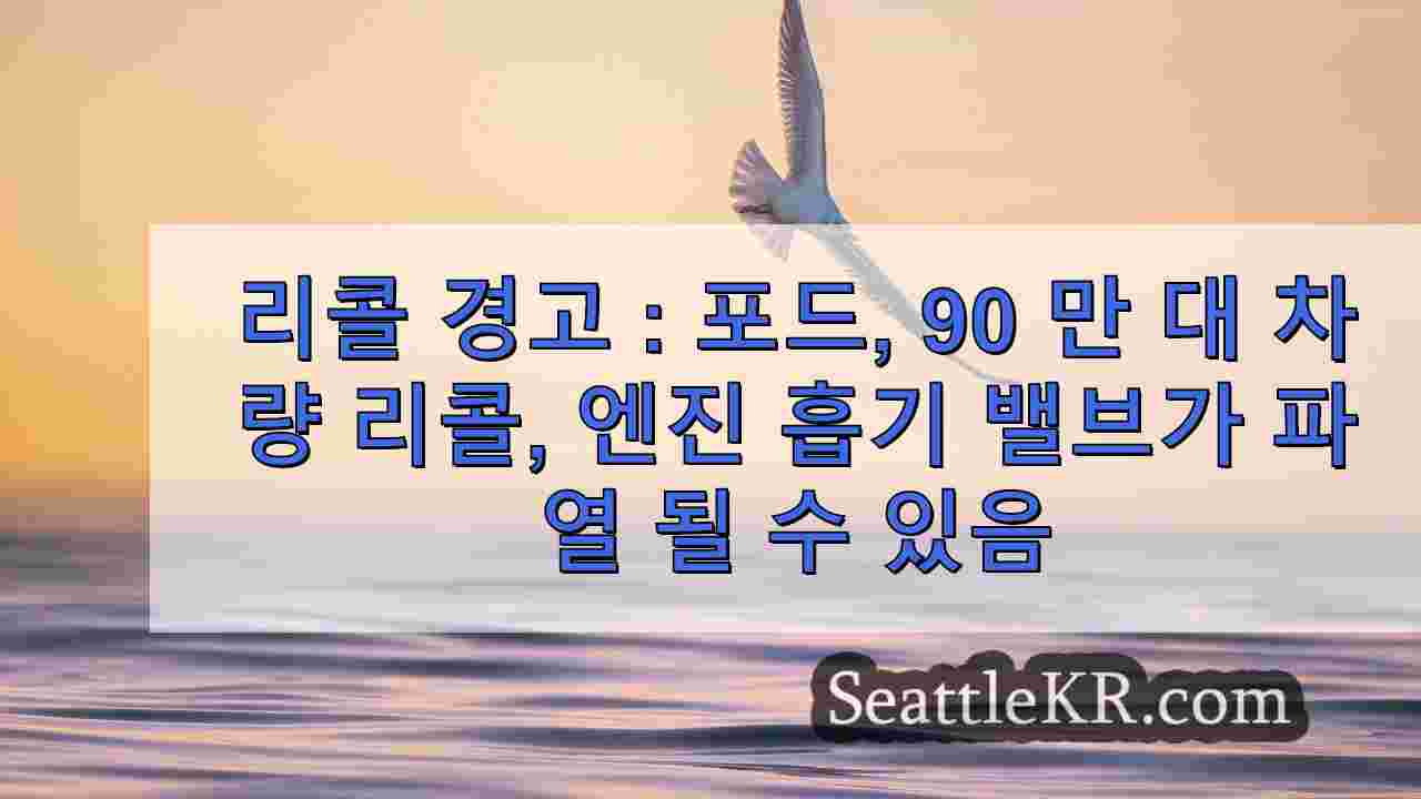시애틀 뉴스 SeattleKR
