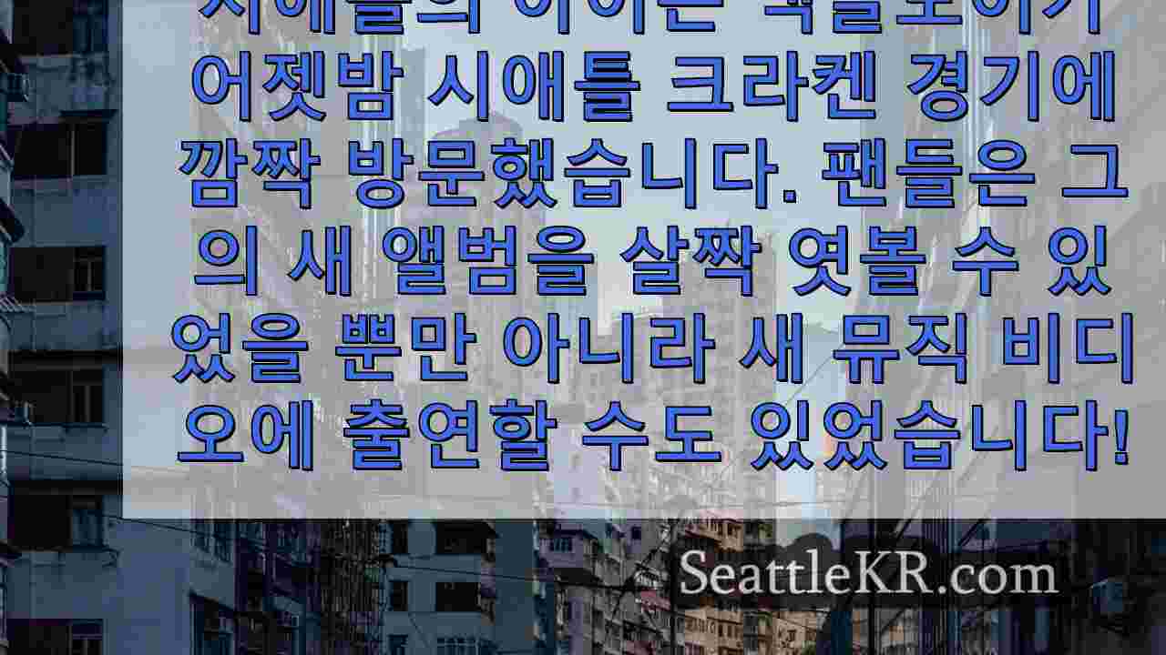 시애틀 뉴스 SeattleKR