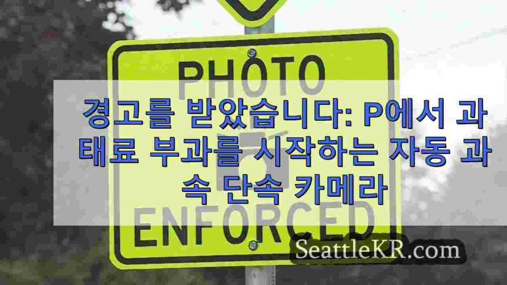 경고를 받았습니다: 폴스보에서 과태료 부과를 시작하는 자동 과속 단속