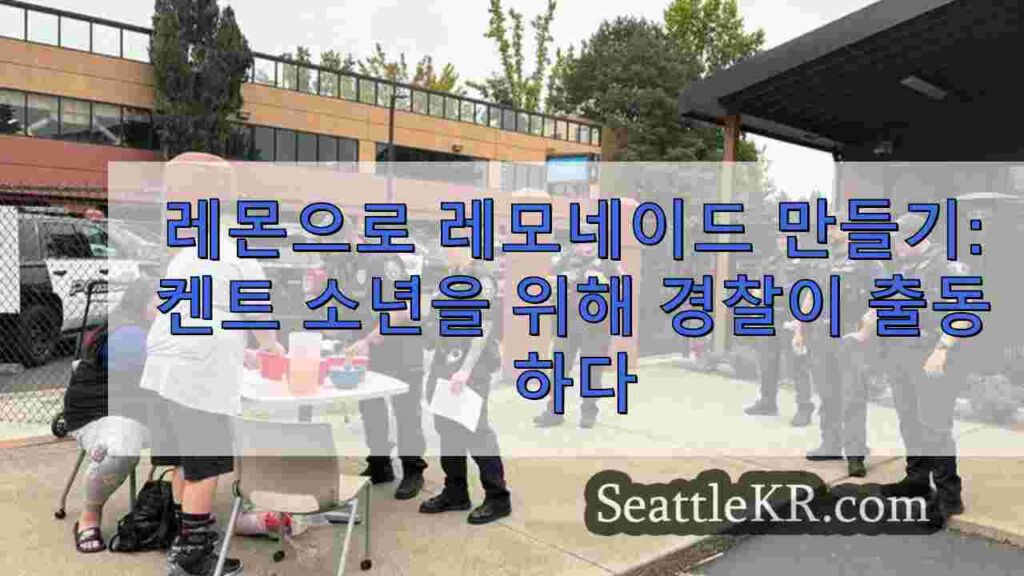 레몬으로 레모네이드 만들기: 켄트 소년을 위해 경찰이 출동하다