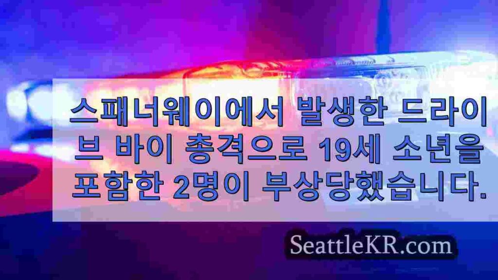 스패너웨이에서 발생한 총격 사건으로 19세 운전자를 포함한 2명이