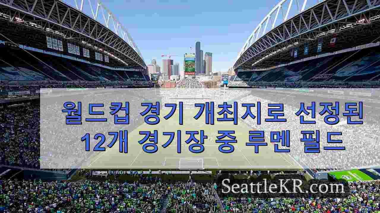 월드컵 경기 개최지로 선정된 12개 경기장 중 루멘 필드