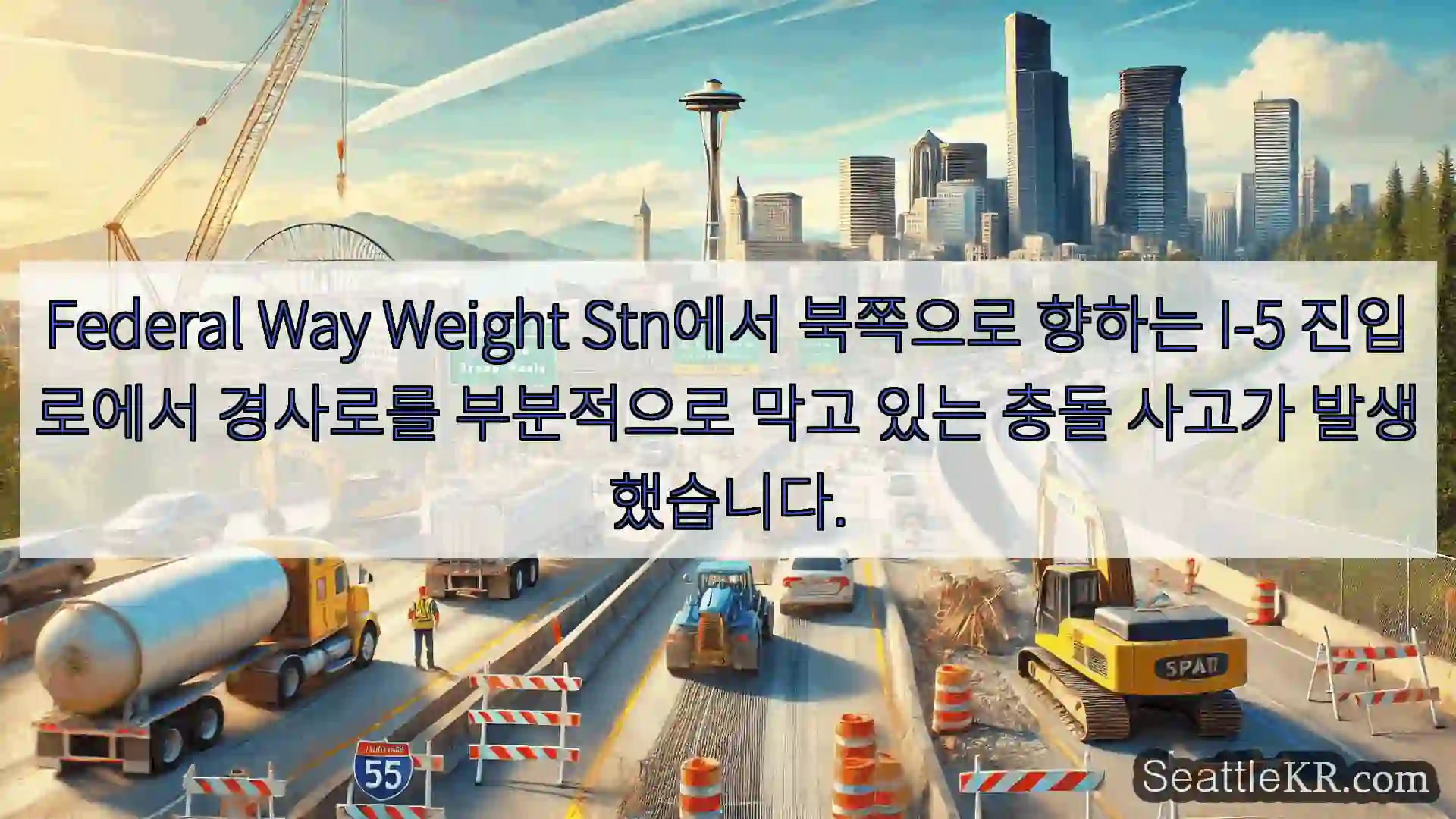 시애틀 교통뉴스 Federal Way Weight Stn에서 북쪽으로 향하는