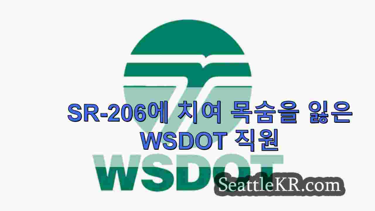 SR-206에 치여 목숨을 잃은 WSDOT 직원