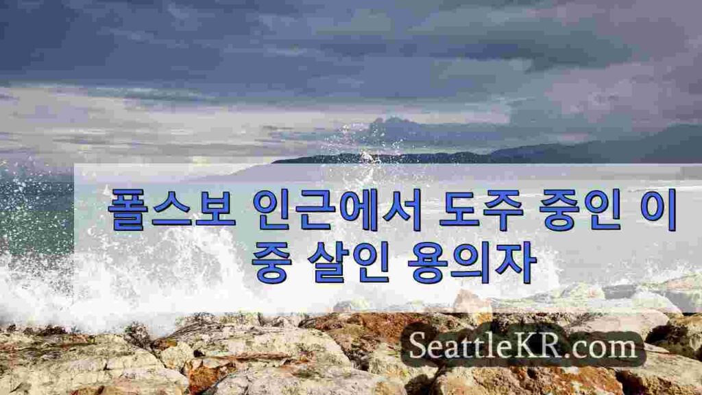 폴스보 인근에서 도주 중인 이중 살인 용의자