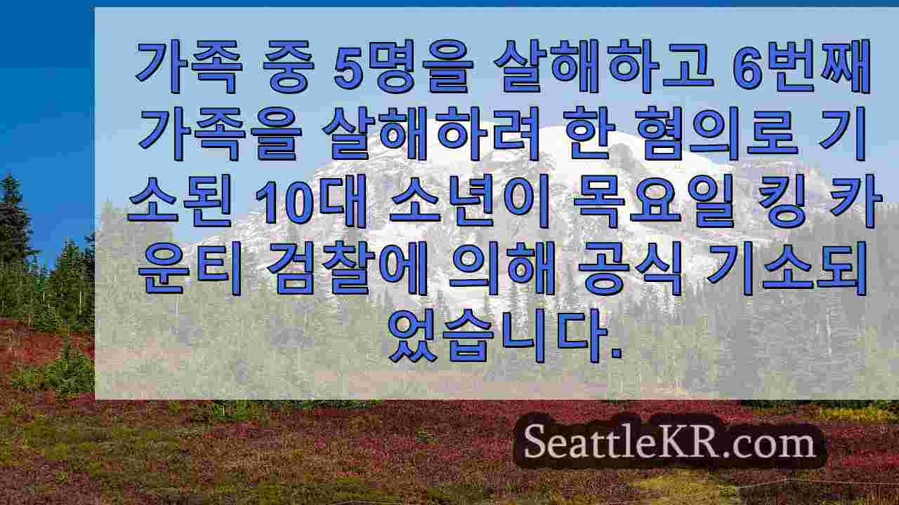 Docs: 폴 시티 10대, 가족을 총으로 쏴 살해한 '살인-자살' 연출