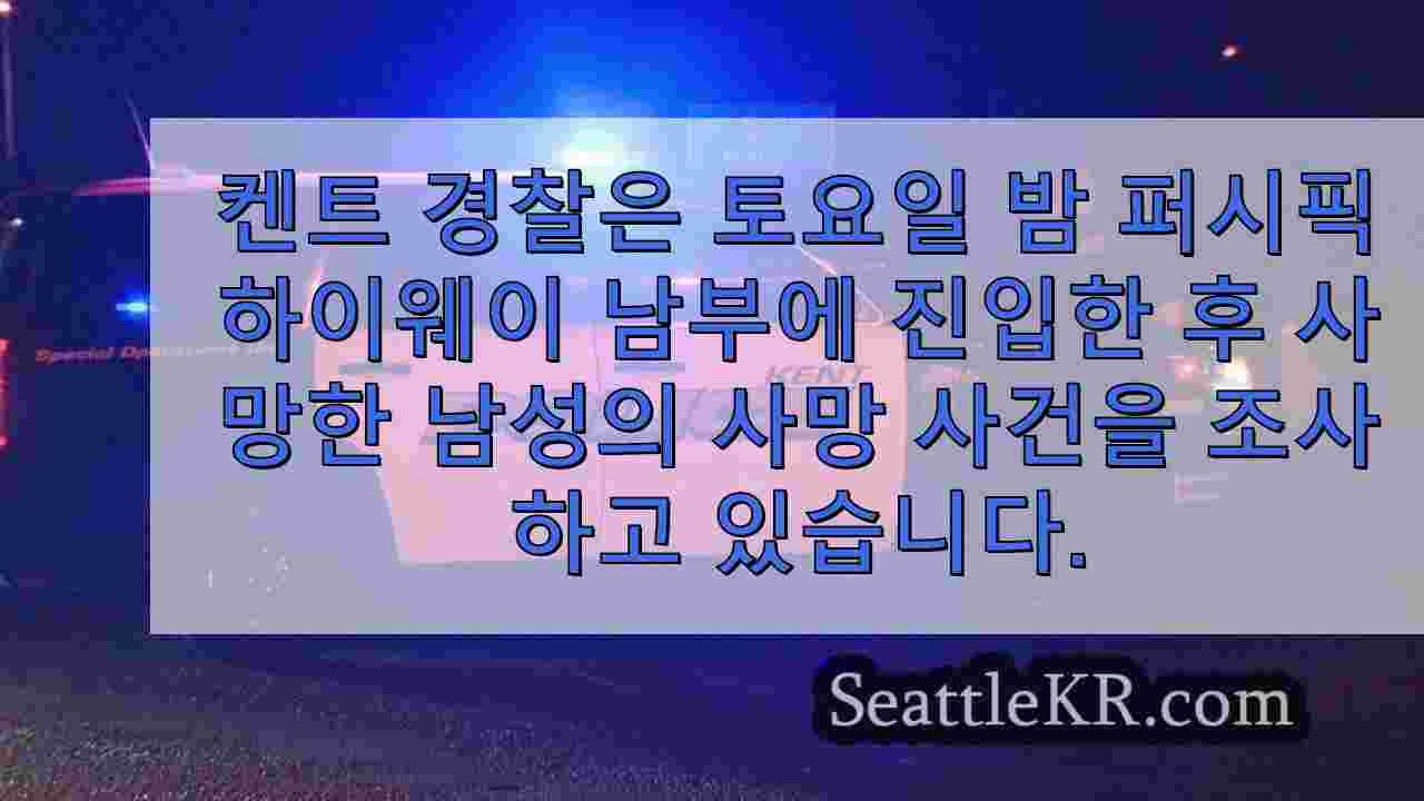 켄트에서 횡단보도를 이용하지 않은 보행자가 두 대의 차량에 치여 숨진