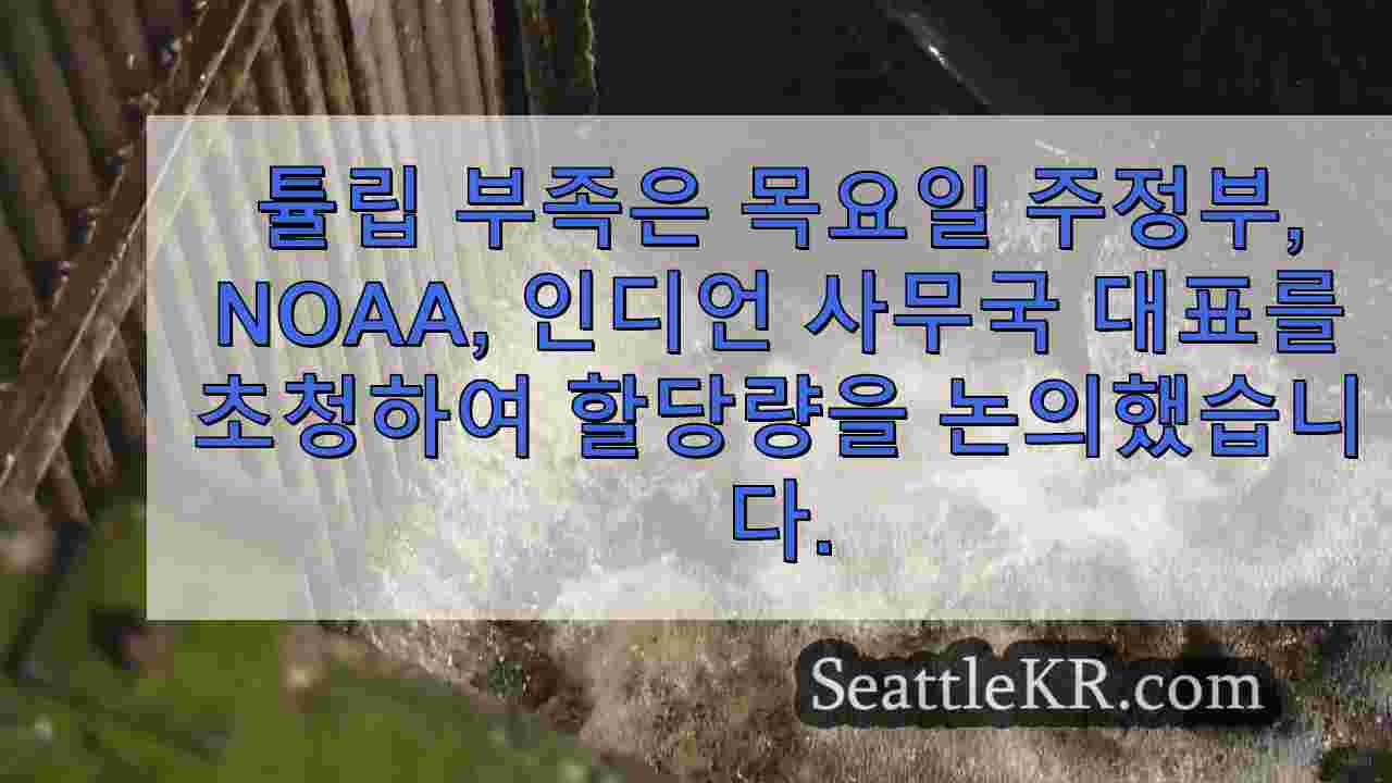 2억 4천만 달러가 북서부 지역의 부족 연어 부화장에 지원됩니다.