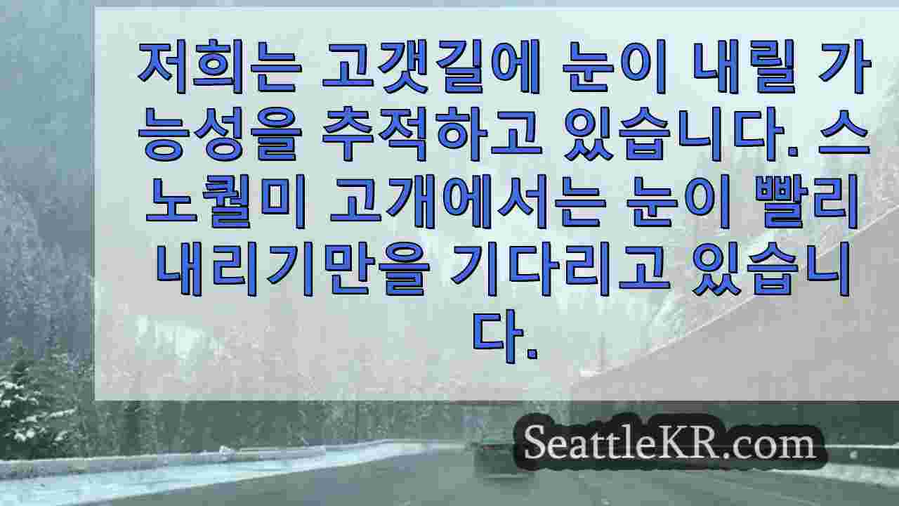 시애틀 뉴스 SeattleKR