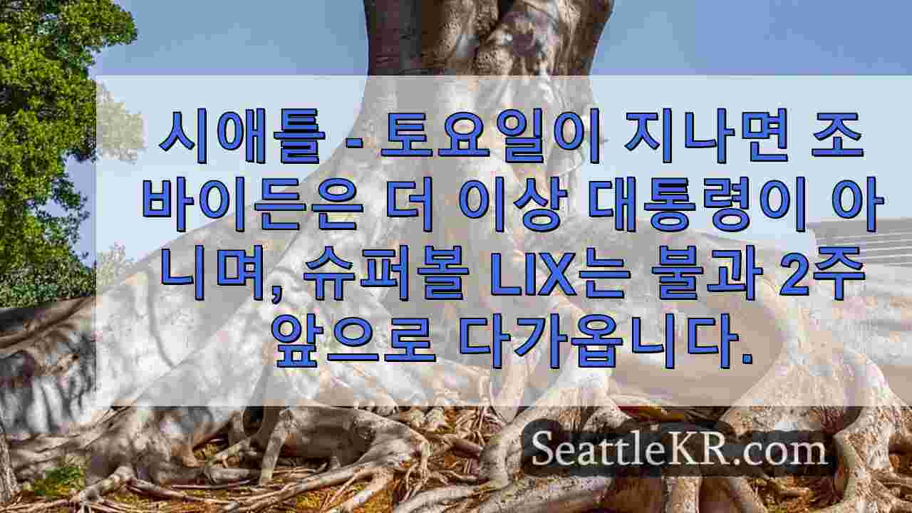 워싱턴 주민들은 토요일 오후 5시에 올해 마지막 일몰을 볼 수 있습니다.