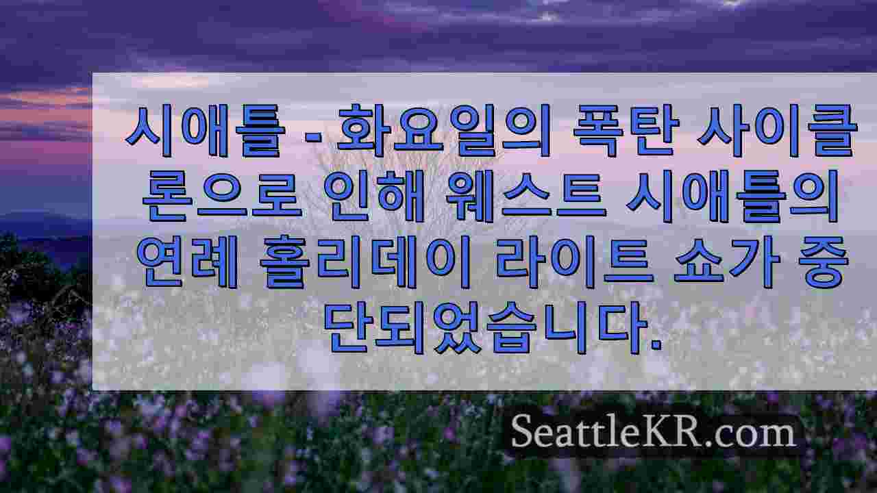 시애틀 뉴스 SeattleKR