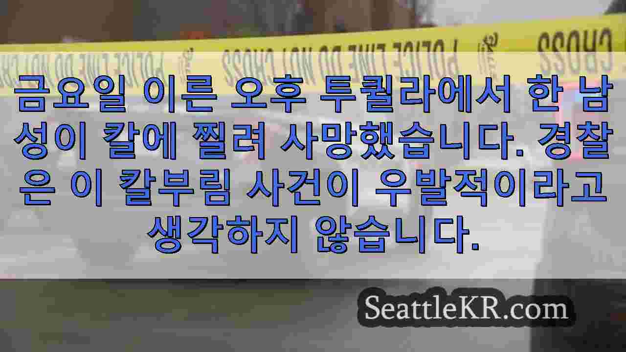 시애틀 뉴스 SeattleKR