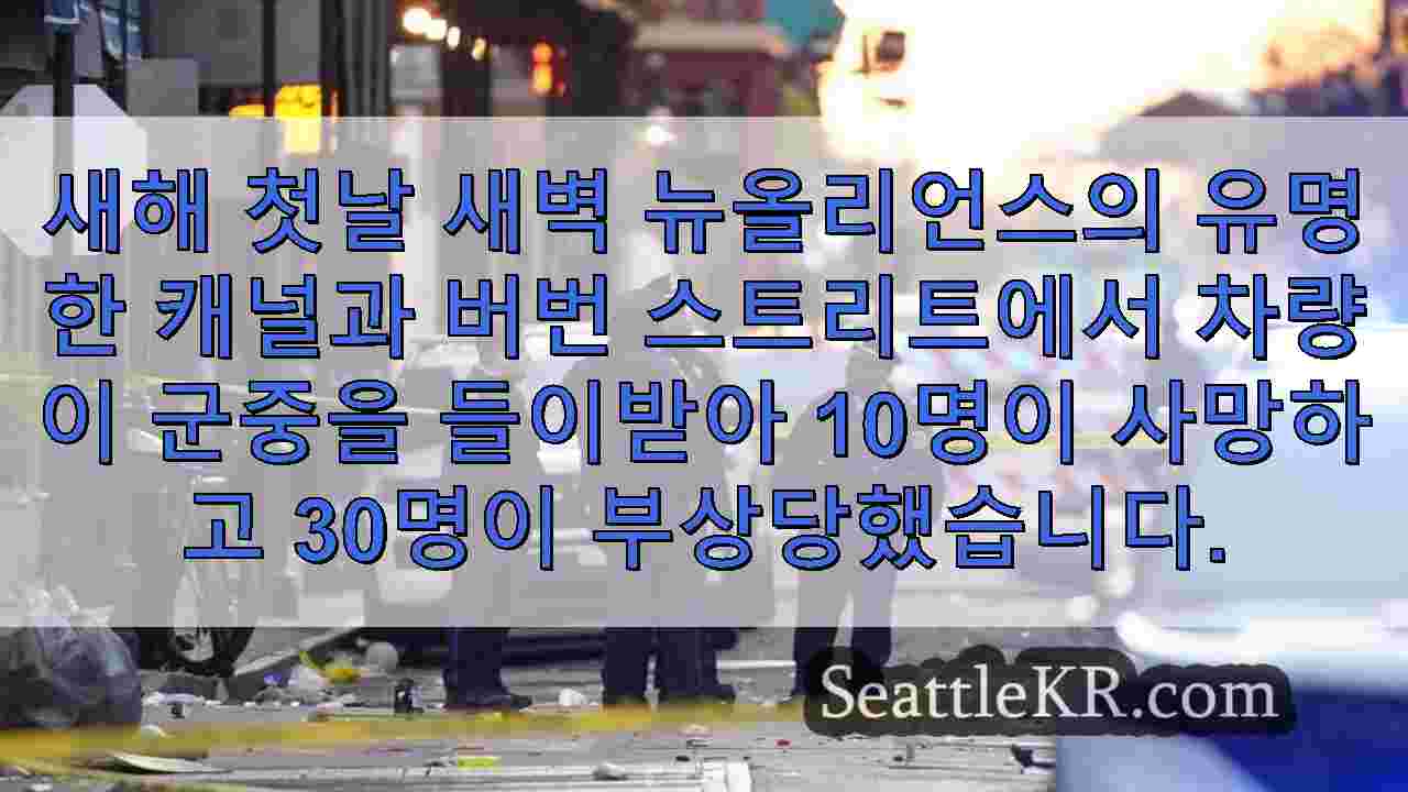 법 집행 당국은 뉴 올리언스 추락 사고의 용의자가 사망했다고 AP에