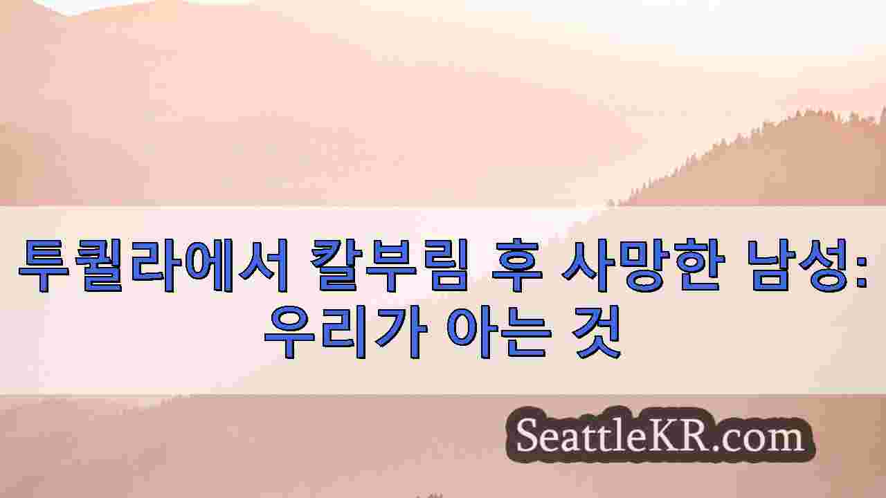 시애틀 뉴스 SeattleKR