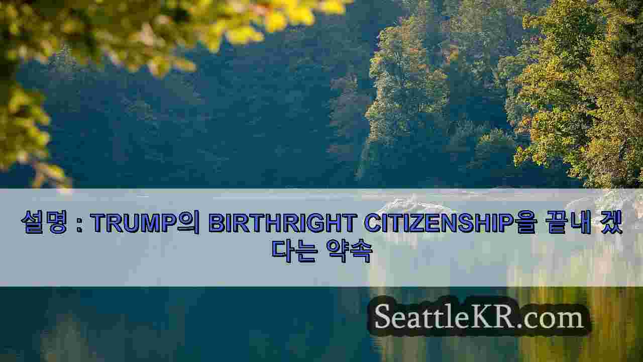 시애틀 뉴스 SeattleKR