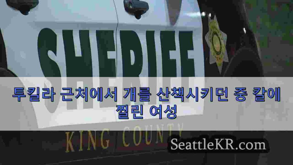 투킬라 근처에서 개를 산책시키던 중 칼에 찔린 여성