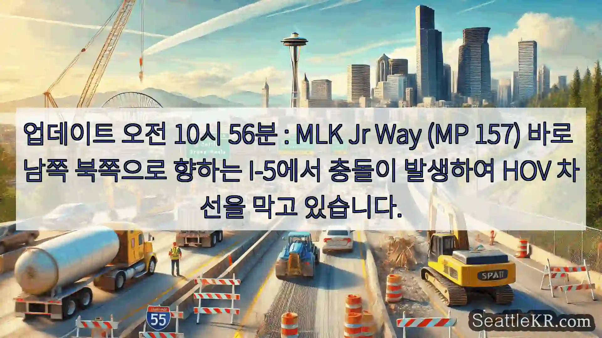 시애틀 교통뉴스 업데이트 오전 10시 56분 : MLK Jr Way (MP