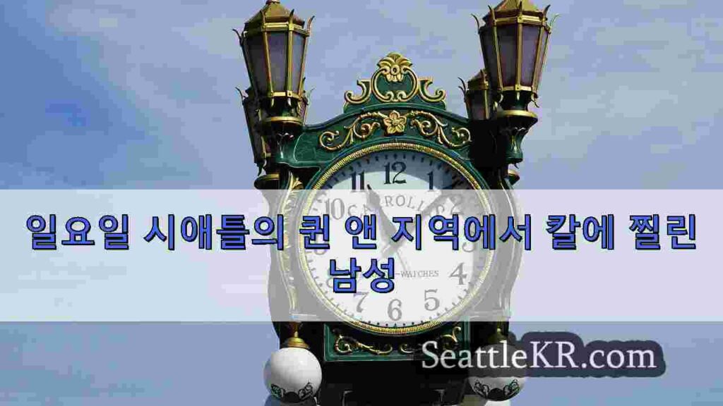 일요일 시애틀의 퀸 앤 지역에서 칼에 찔린 남성