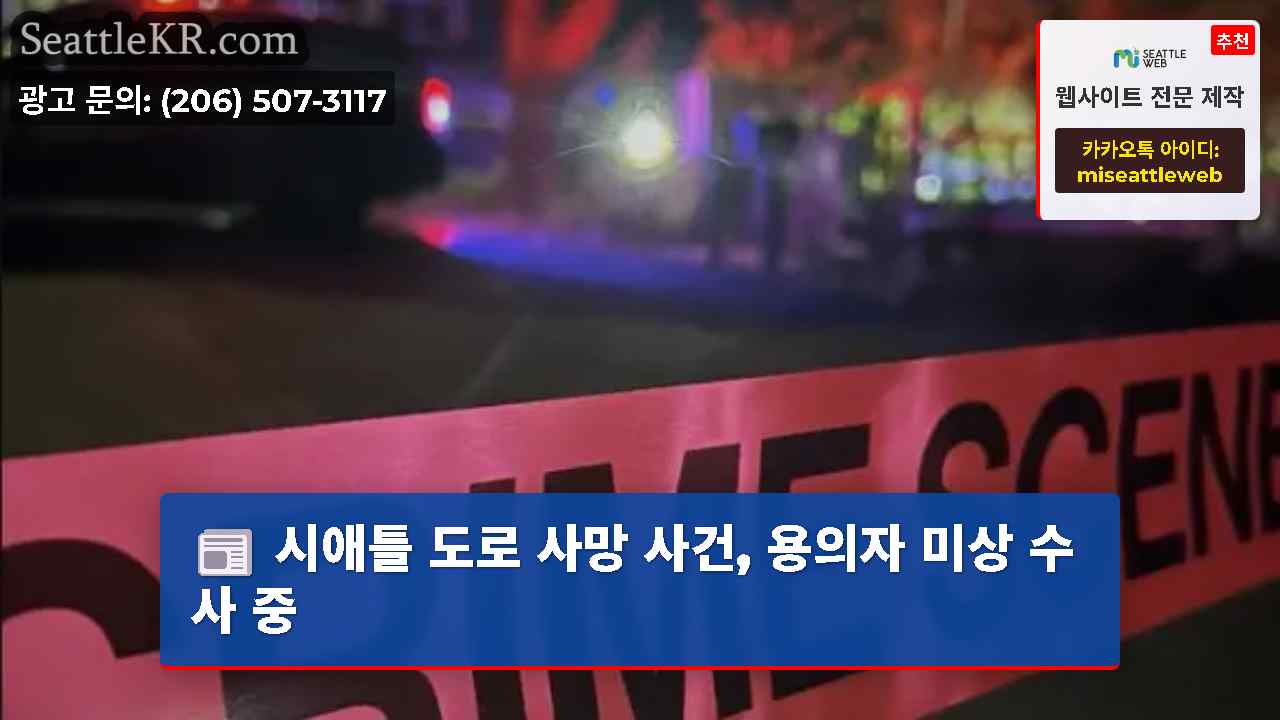 시애틀 도로 사망 사건, 용의자 미상 수사 중