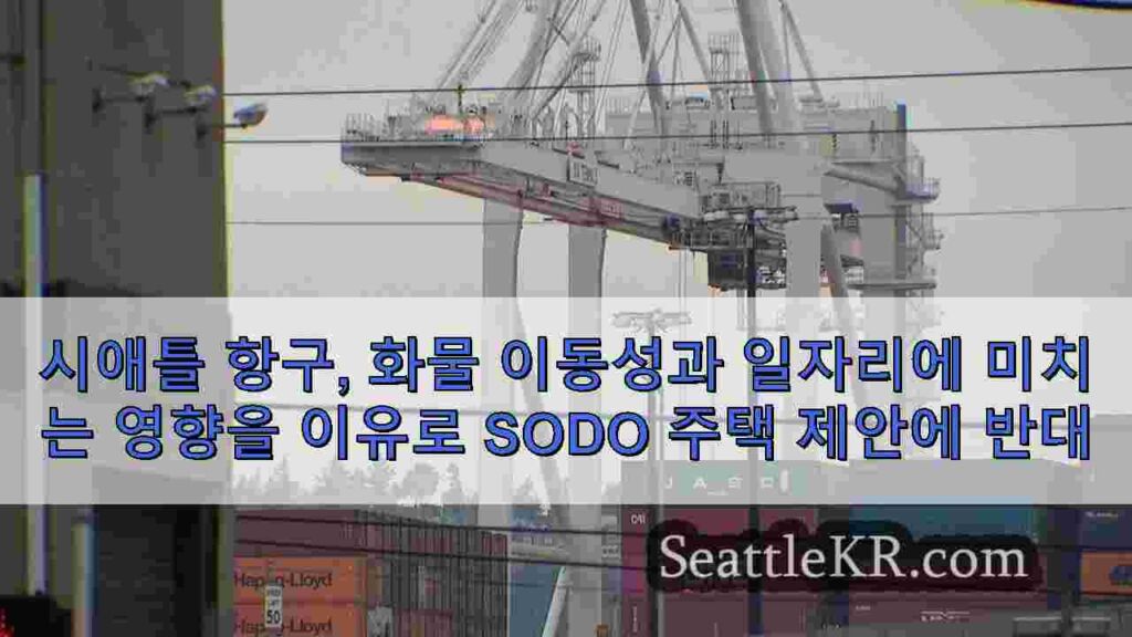 시애틀 항구, 화물 이동성과 일자리에 미치는 영향을 이유로 SODO