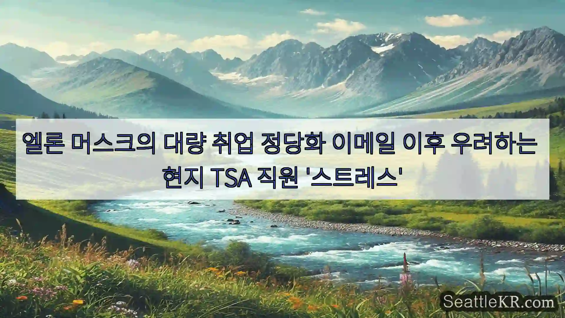 엘론 머스크의 대량 취업 정당화 이메일 이후 우려하는 현지 TSA 직원 ‘스트레스’