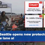 Seattle opens new protected bike lane al