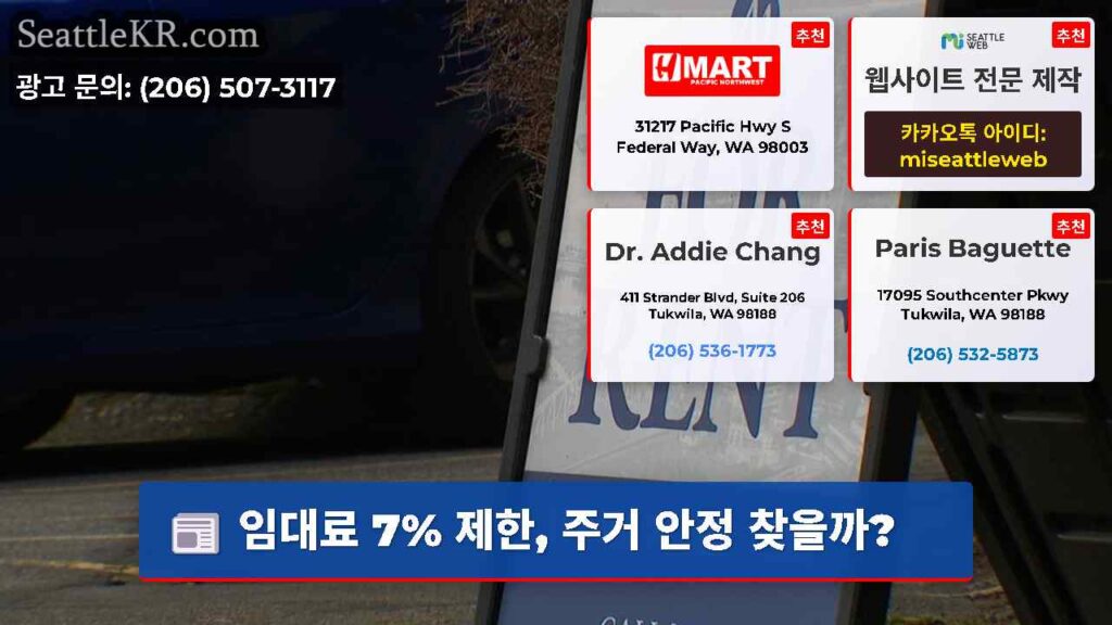 임대료 7% 제한, 주거 안정 찾을까?