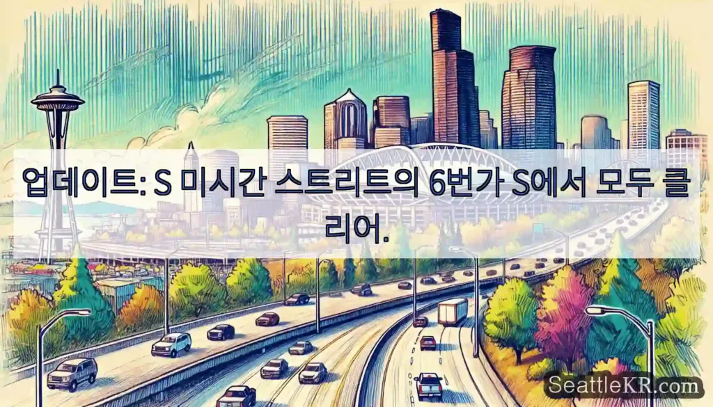 업데이트: S 미시간 스트리트의 6번가 S에서 모두 클리어.